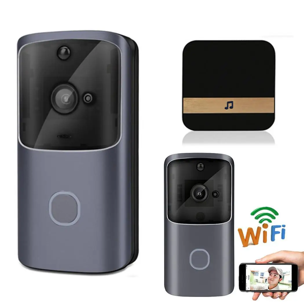 

Low Power Intelligent Wifi Voice Intercom 18V Doorbell 2.4GHz Home 8-32GB Storage Card Monitoring Doorbell