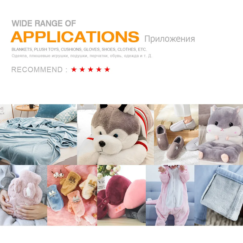 ZYFMPTEX 2019 Новое поступление 5 мм ворс Minky плюшевая ткань для сделай сам шитье