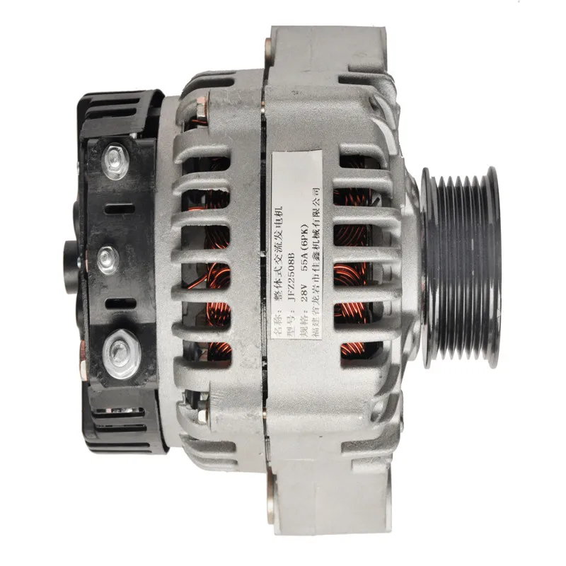 

Hot sale 28V 55A alternator JFZ2508B truck generator truck accessories for disel engine WD615 ENGINE