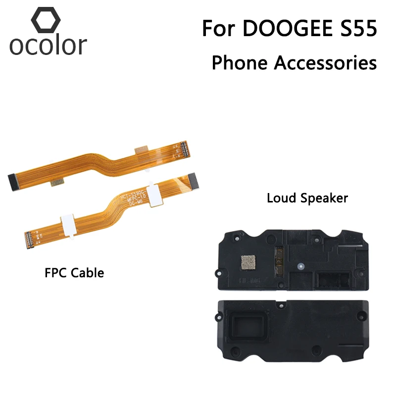 

ocolor For Doogee S55 Motherboard Flex FPC Cable Repair Parts For Doogee S55 Lite Loud Speaker Mainboard Cable Phone Accessories