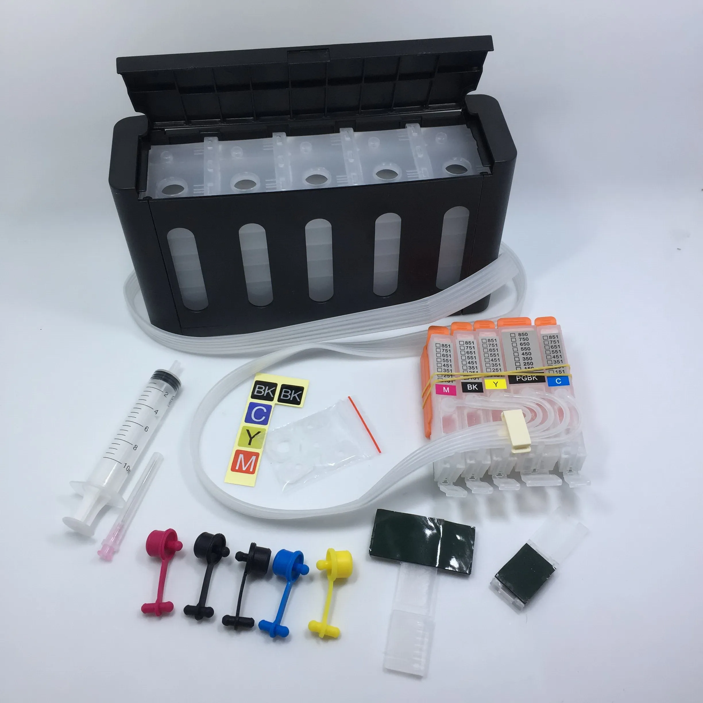 

YOTAT 5Color CISS PGI-150 CLI-151 Ink Cartridge for Canon PIXMA IP7210 MG5410 MG6310 MX721 MX921 MG7110 MG5510 iP8710 IX6810