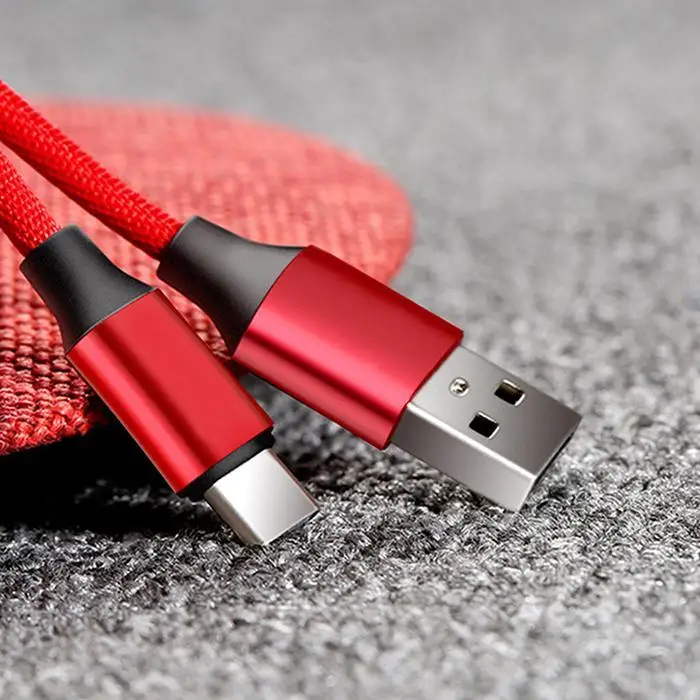 

USB Type C Cable for Samsung S9 S8 Fast Charge Type-C Mobile Phone Charging Wire USB C Cable for Xiaomi mi9 Redmi note 7