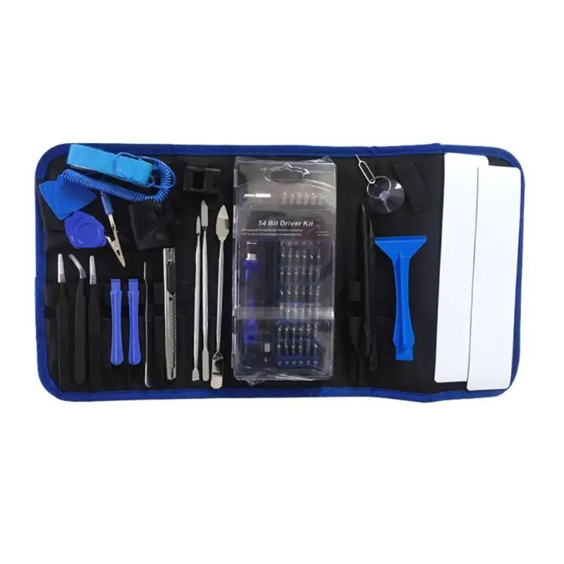86 in 1 Cell Phone Repair Opening Pry Disassemble Tools Set Tweezers Kit Mobile Phone Repair