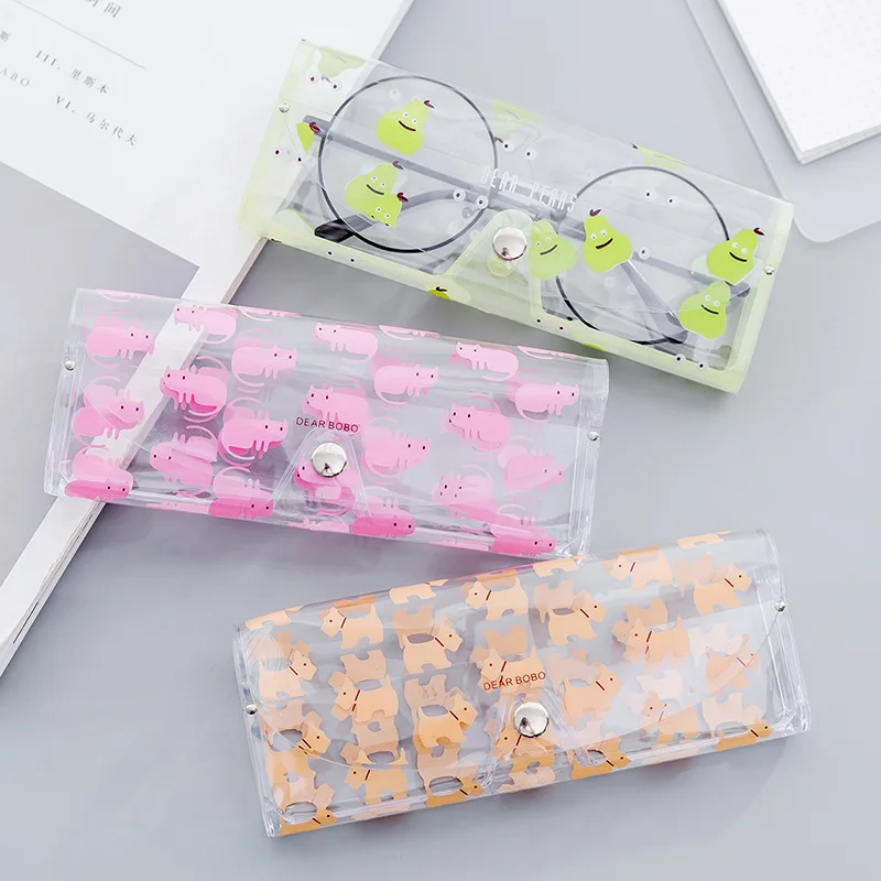 2019 NEW Cartoon Cute Travel Women Transparent PVC Eye Glasses Box Bag Case Protection Carry Box Eyewear Accessoires 2019 NEW Cartoon Cute Travel Women Transparent PVC Eye Glasses Box Bag Case Protection Carry Box Eyewear Accessoires