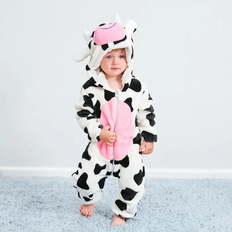 Marca mamelucos de bebé Animal lindo Niñas Ropa ropa de bebé recién nacido pijamas de dibujos animados de pijamas de invierno cálido ropa de bebé recem nascido Marca mamelucos de bebé Animal lindo Niñas Ropa ropa de bebé recién nacido pijamas de dibujos animados de pijamas de invierno cálido ropa de bebé recem nascido