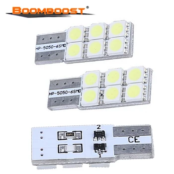 

2 pieces Bright T10 LED T15 158 168 194 5050 6smd 5050 Car Interior Bulbs Light Parking Width Lamps 2W 12V new