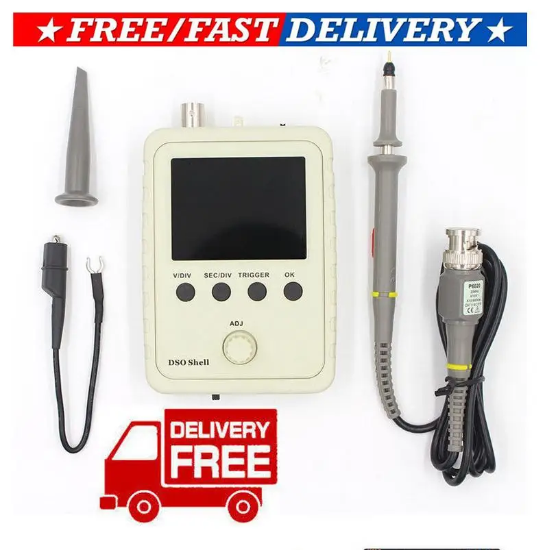 

DSO-Shell (DSO150) Oscilloscope Fullly Assembled with P6020 BNC Standard Probe