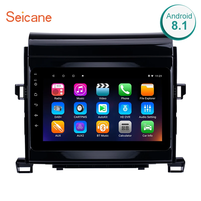 Мультимедийный плеер Seicane на Android 8 1 с &quotэкраном GPS Bluetooth Wi Fi FM AUX сенсорным экраном