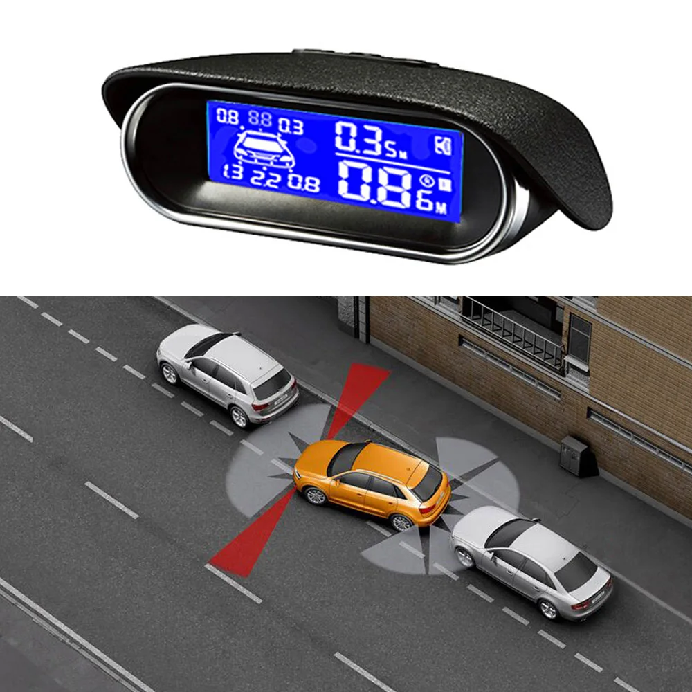 

Car Auto Parking Sensors Car Reverse Backup Radar System Car Parking Assistance Reversing Radar LCD Display Car Styling