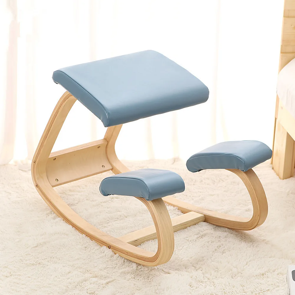 Original Ergonomic Kneeling Chair Stool Leather Seat Home Office Furniture Rocking Wooden Computer Posture Design huismerk kopen in de aanbieding Original Ergonomic Kneeling Chair Stool Leather Seat Home Office Furniture Rocking Wooden Computer Posture Design huismerk kopen in de aanbieding