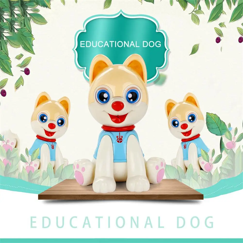 

Touch Sensitive Dog with Lights Music Puzzle Cute Puppy Multifunctional Early Education Learning Machine Intelligent Toys