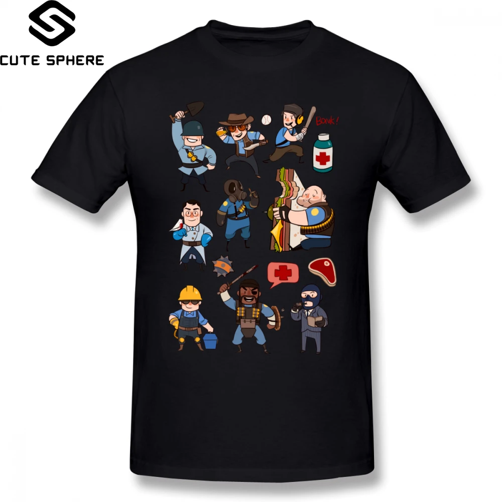 

Team Fortress 2 T Shirt Team Fortress 2 All Class T-Shirt Fashion Short Sleeve Tee Shirt Mens Graphic Funny XXX Cotton Tshirt
