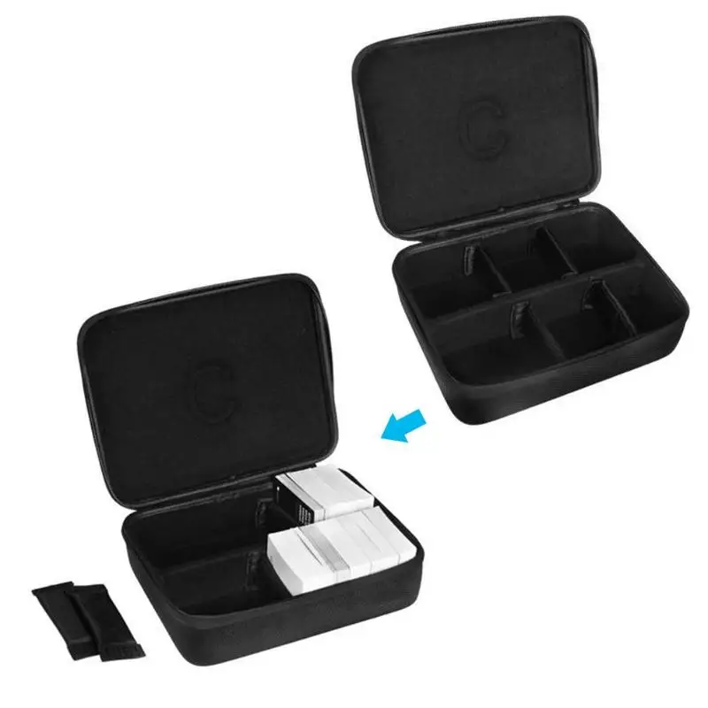 

Safety Large Capacity Hard Case Bag 2 Row for C. A. H. for Uno, Phase 10, Pokemon, YugiohCards Game