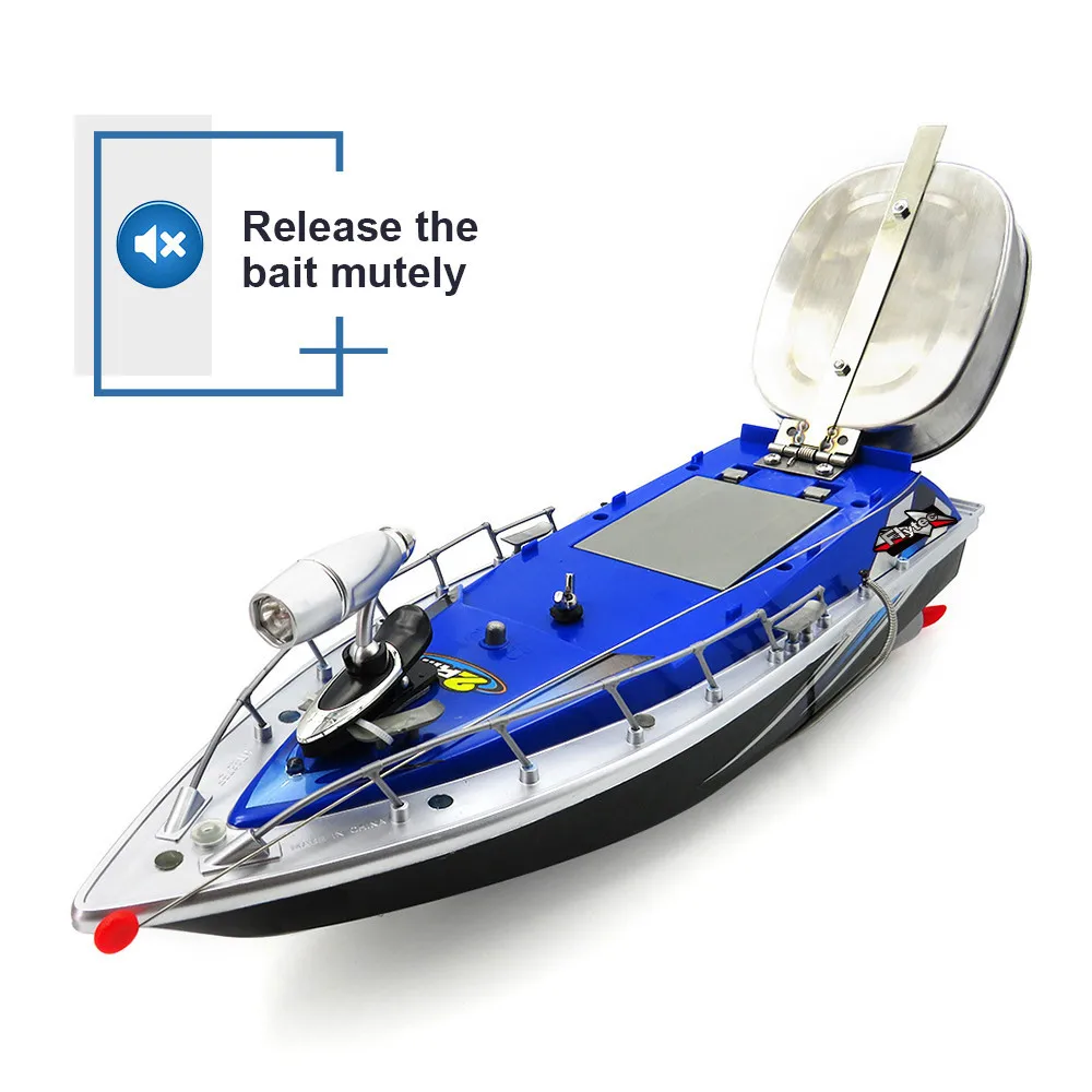 Flytec 2011-3 RC Boat Intelligent Wireless Electric RC Fishing Bait Boat Remote Control Fish Finder Ship Searchlight RC Toys