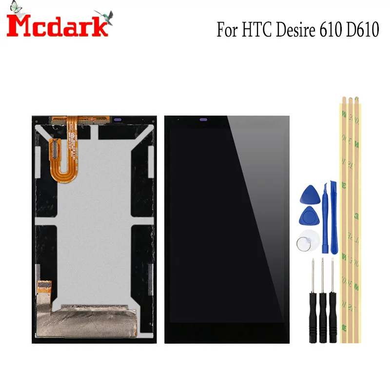 ЖК-экран для HTC Desire 610 D610 4 7 дюймов Сменные аксессуары ЖК-дисплей + сенсорный экран
