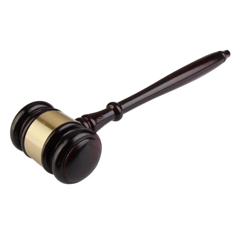 AYHF-деревянный молот с молотком для судейского аукциона со звуковым блоком для защитника
