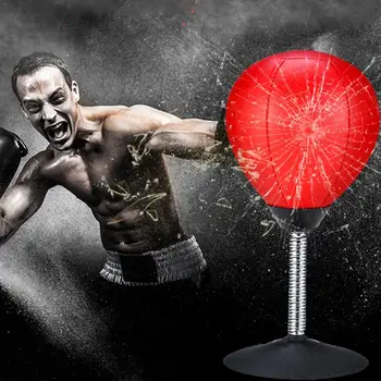 

Stress Buster Desktop Punching Ball Desktop Vent Ball For Decompression Relieve Pressure Adult Sport Boxing Training Boxing Ball