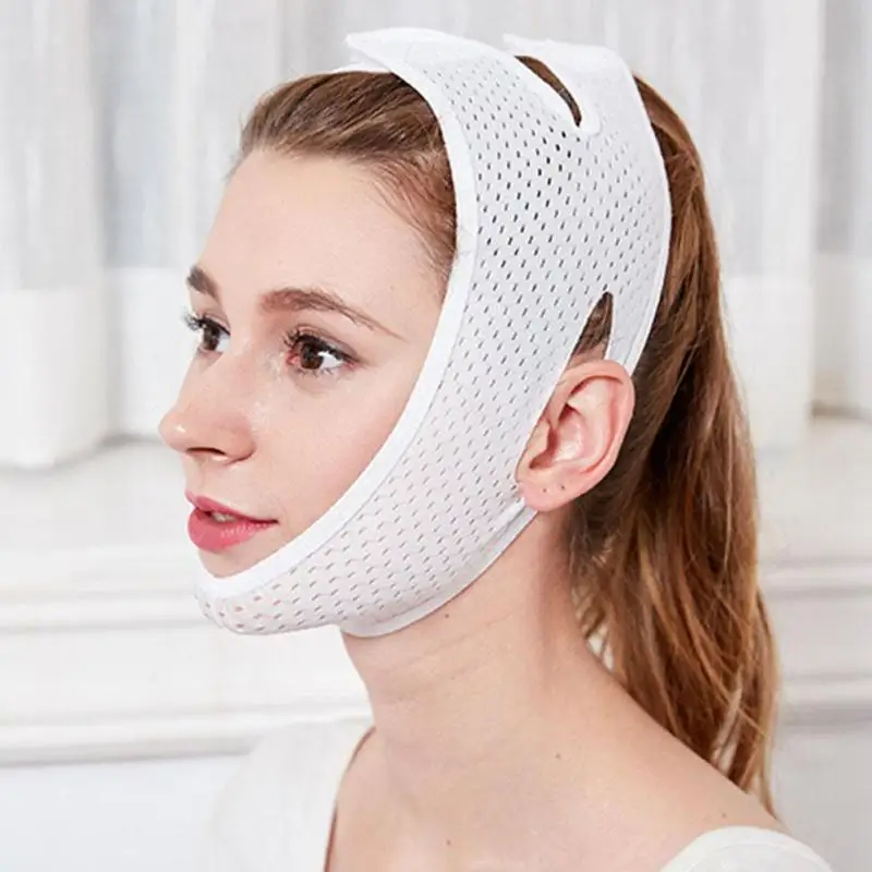 4 Colors Women Facial Slimming Bandage Double Chin Face Skin Lifting Sleeping Bandage Skin Care