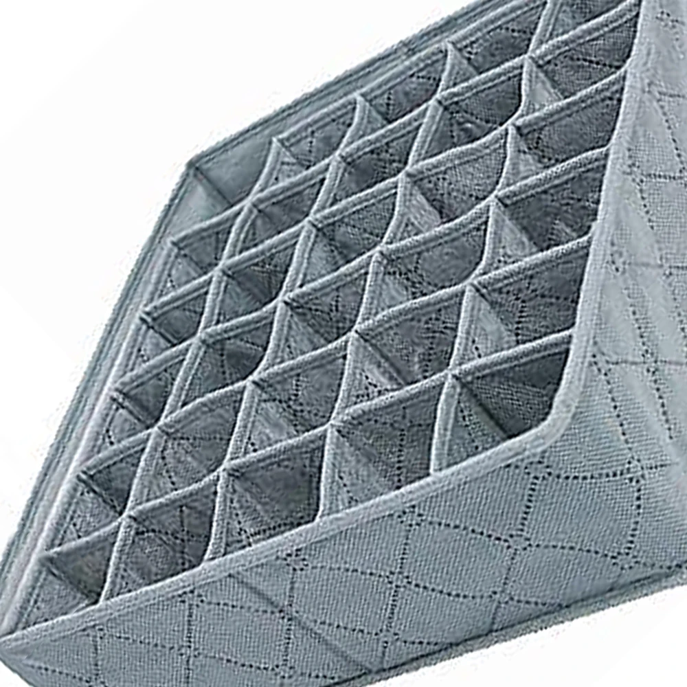 Home Flodable Non-woven Fabric Underwear Socks Drawer Organizers with 30 Grids/Cells Wardrobe Save Space Storage Box Cases Home Flodable Non-woven Fabric Underwear Socks Drawer Organizers with 30 Grids/Cells Wardrobe Save Space Storage Box Cases