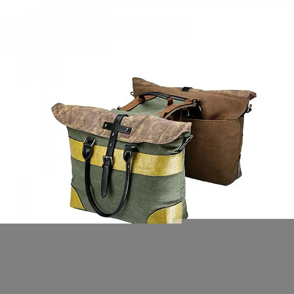 

Double side bag Leisure Messenger bag Vintage Bicycle Backpack Cycling Rack Bag Rear Back Seat Truck Bag Accessories