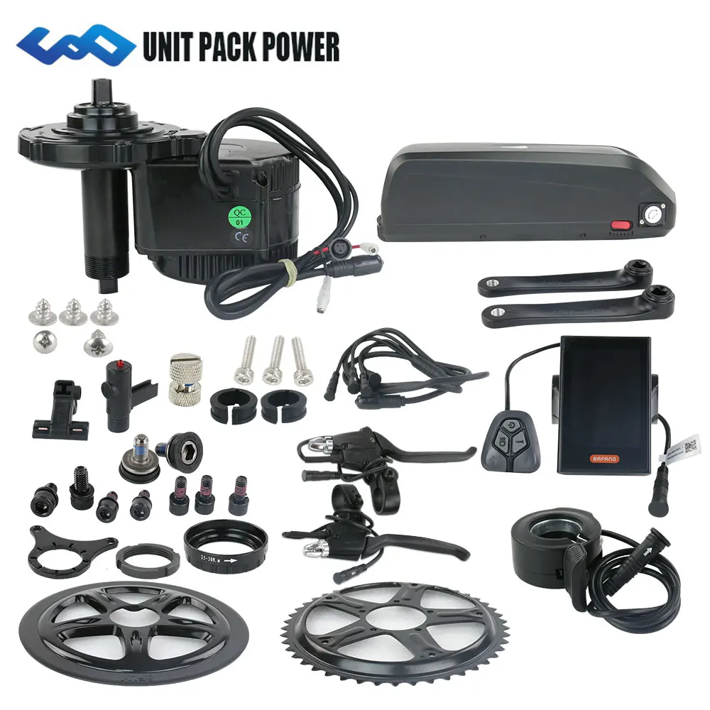

Bafang BBS02 48V 750W mid crank drive motor kit with 48V 17.5AH EBIKE lithium Hailong Shark Battery