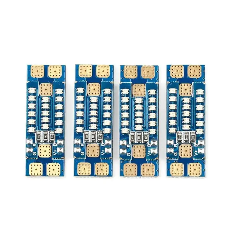 Детская Светодиодная панель iFlight PDB 4 шт. светодиодный 17 бит 0603 RGB 40 А 35 мм для