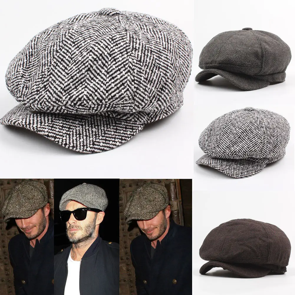 Suvimuga Gorro De Hombre Boina Newsboy Flat Ivy Gatsby Sombrero De Conducci/ón De Taxi De Moda
