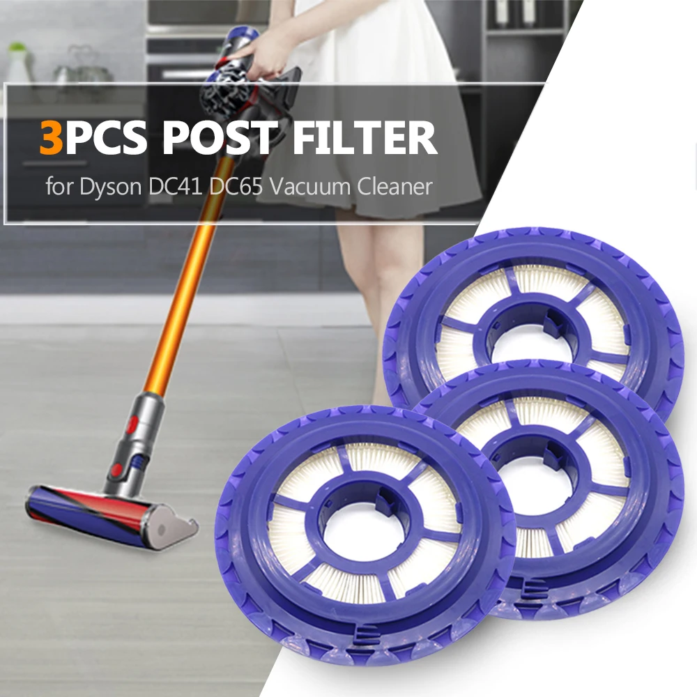 

3pcs Post Filter HEPA Motor high dust retention Filter Replacement for Dyson DC41 DC65 Vacuum Cleaner
