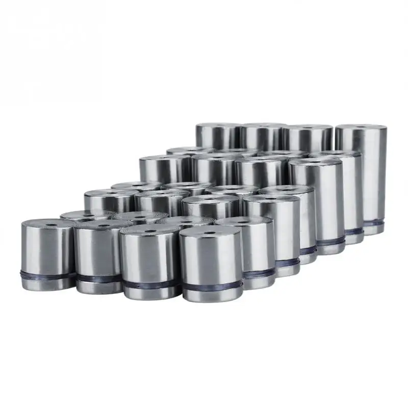 

36pcs M25 Glass Pins Fixing Stainless Steel Advertise Glass Standoff Bolts Pin Fixing Screw Mount Tools Fastener Hardware.