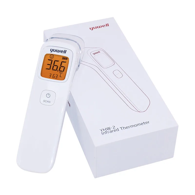 

Yuwell YHW-2 LCD Digital Accurate Electronic Forehead Thermometer Infrared Thermometer for Baby Adult Non Contact Body
