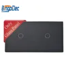 86*157mm, EU Double gang (1gang +1gang) switch panel can match with touch switch function part ► Photo 2/4