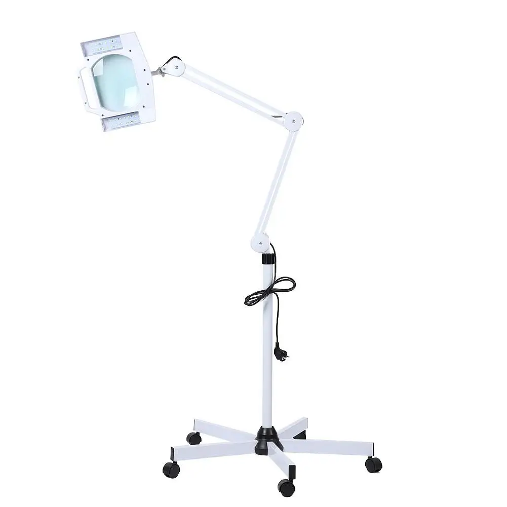 

UN-SHIPPING ZIPE CODLED 5X Lighted Magnifier Light Stand Magnifier Lamp Beauty Magnifying EU/US/UK/AU Plug