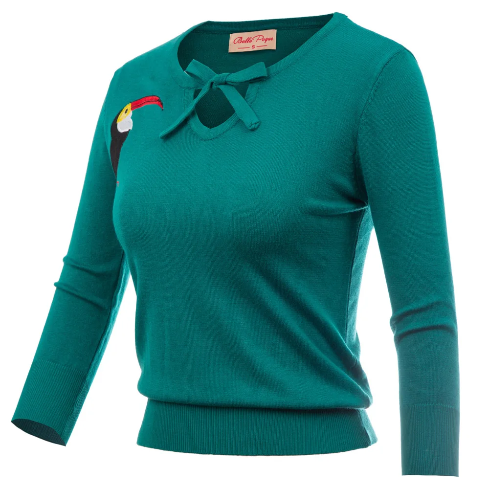 

plus size XXL Womens Pullover Vintage Sweater Winter 2019 3/4 Sleeve Round Neck jacket Knitwear Jumper Tops Truien Dames