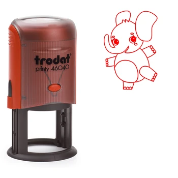 

LolliZ "Elly Elephant" Pre-Inked Rubber Stamp