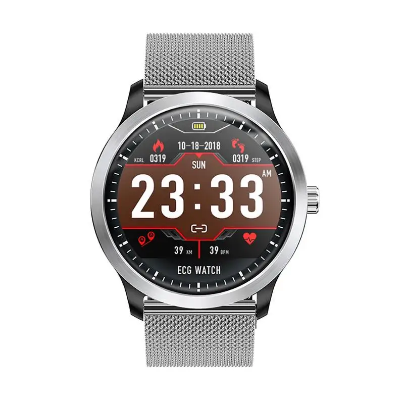 N58 reloj inteligente ECG reloj deportivo ECG + PPG ECG HRV informe de prueba de presión de sangre IP67 inteligente impermeable pulsera - 3