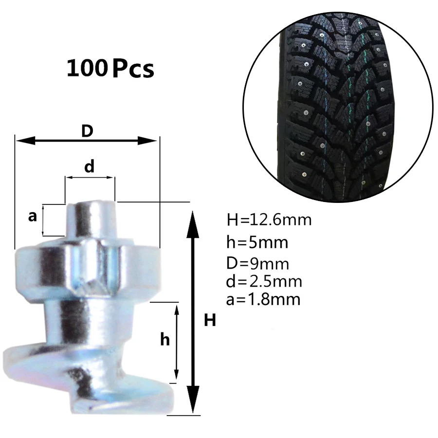 Как подобрать шип для резины. 100шт шипы для шин универсальные шины для скутеров снежные шипы 4x9 мм. Шип винтовой универсальный BESTGRIP 1100. Шипы для шин 11 мм. Размеры шипов для зимней резины.