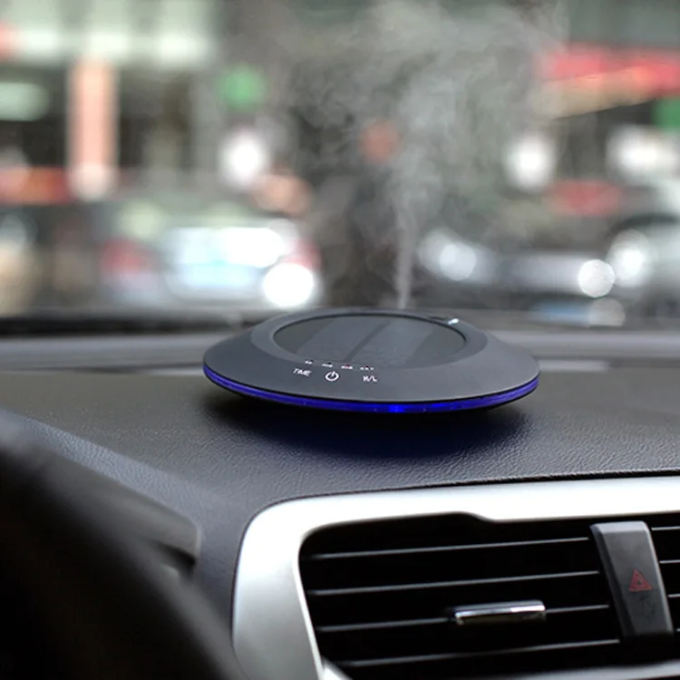 Портативный солнечный автомобиль очиститель воздуха Авто Зарядное устройство