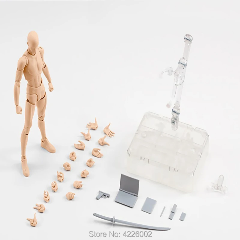DIY Ferrite Figma Archetype Next He She PVC Action Figure Body Joints Movable Kun Doll set Collection Anime Model Kids Toys 