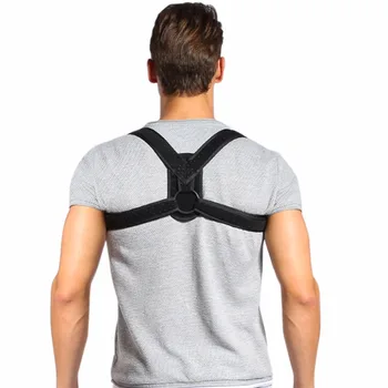 

Hot Back Posture Corrector Brace Corset Back Clavicle Straightener Spine Support Belt for Upper Back Shoulder Support Bandage v