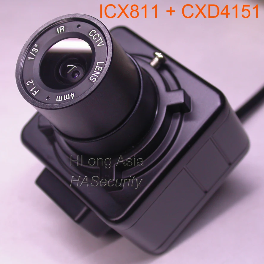 Бокс стильная камера EFFIO A 1/3 &quotSony Super HAD CCD ICX810 ICX811 + CXD4151 модуль камеры