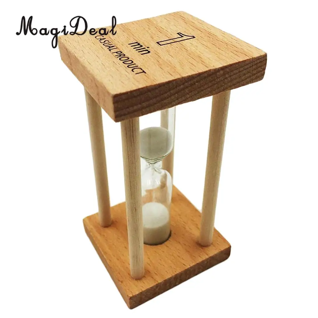 

MagiDeal 1 Minute Security Safety Sand Timer Hourglass Kids Children Teeth Brush Timing Novelty Xmas Gift Home Office Ornament