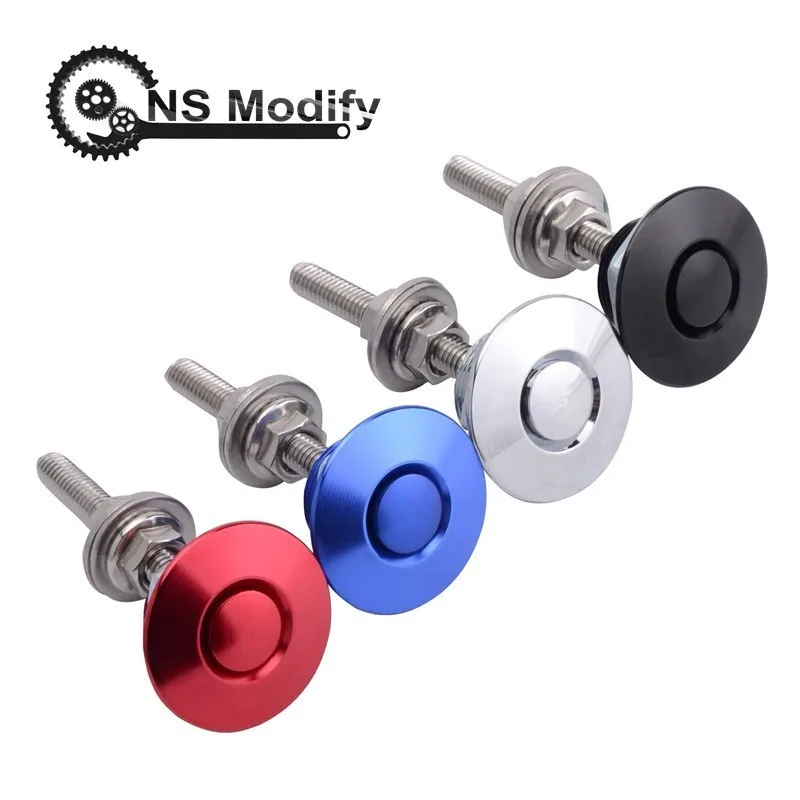 

NS Modify Universal Car Part 32mm Aluminum Alloy Push Button Billet Hood Lock Clip Kit Car Quick Latch Black/Silver/Red/Blue