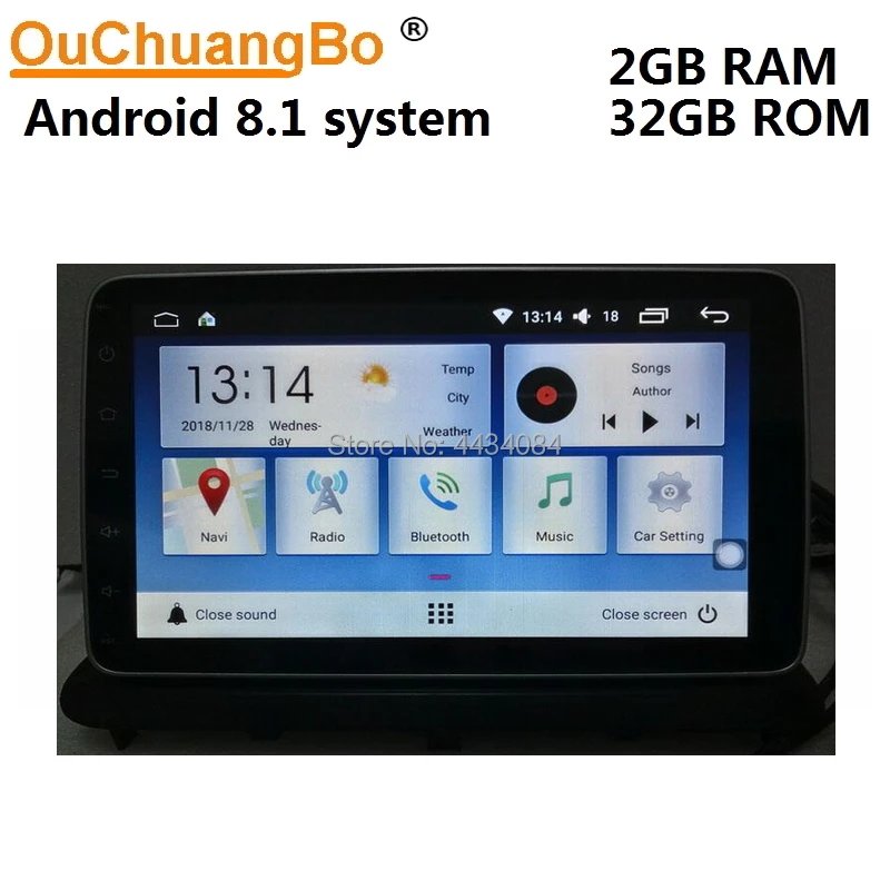 Ouchuangbo Стерео GPS Радио android 8 1 для ChangAn Alsvin V7 поддержка SWC WiFi зеркальная ссылка USB