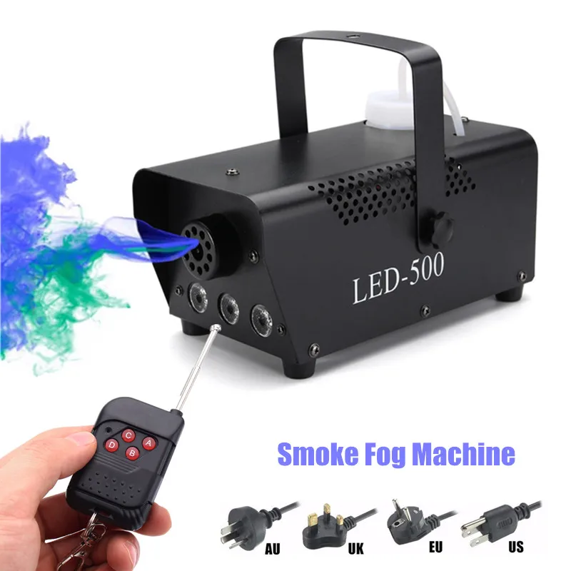 

High Quality Wireless Control LED 500W Smoke Machine/RGB Color LED Fog Machine/Professional Fogger With LED Lights/Smoke Ejector