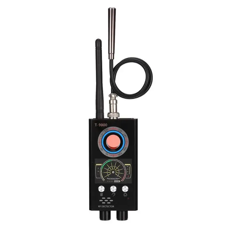 

New Arrival T9000 Wireless Signal Detector Finder Anti Eavesdroped Detector GPS Tracker Monitor Detector Camera Detector