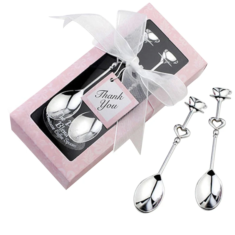 

Souvenir Wedding Souvenir 1 set Wedding Souvenirs Love Drink Tea Coffee Spoon Bridal Shower Wedding Gift for Guests Wedding Bi