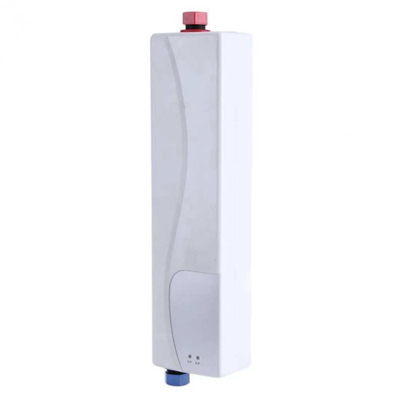 

220V 3000W Electric Water Heater Instant Tankless Water Heater Indoor Shower Kitchen Bathroom Water Heating EU plug