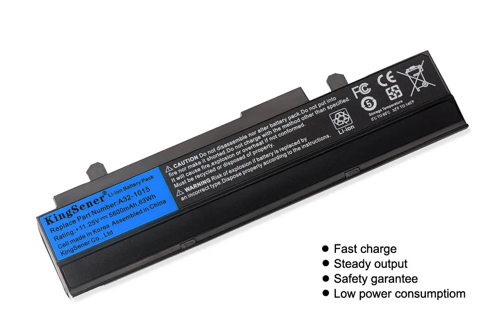 Cena KingSener Korea Cell A32 1015 bateria do laptopa asus Eee PC 1011 1015P 1015PE 1015PW 1016 1016P 1215 1215N 1215P 1215T A31 1015