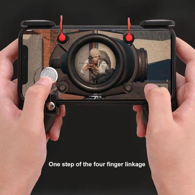 3 in 1 Mobile Phone Gaming Trigger Fire Button Handle for PUBG Controller