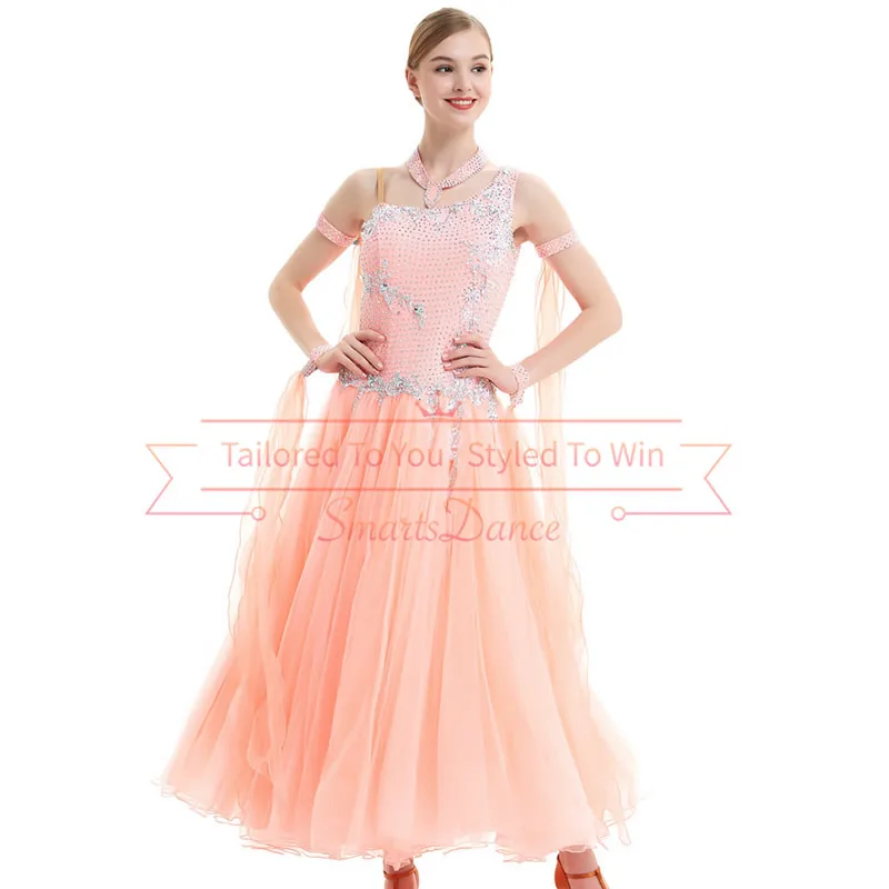

Ballroom Standard swing Tango Waltz Quickstep Dance Dress black custom made free shipping